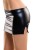 Glossy Shiny Wetlook skirt CAMREN - black czarny L