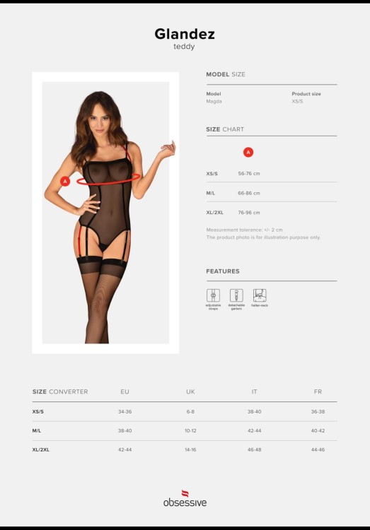 Glandez body jak na zdjęciu M/L