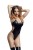Glossy Reina,bodysuit,wetlook,black,M