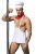 H COOK OUTFIT 4 PCS WHITE