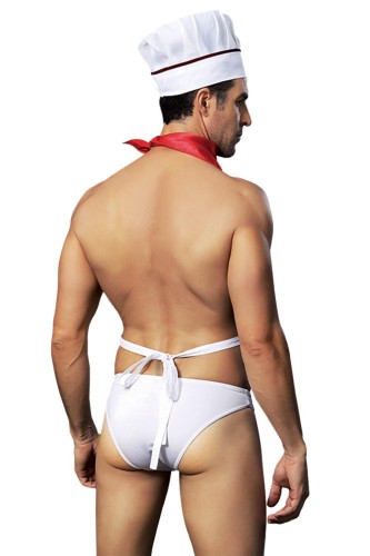 H COOK OUTFIT 4 PCS WHITE