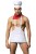 H COOK OUTFIT 4 PCS WHITE