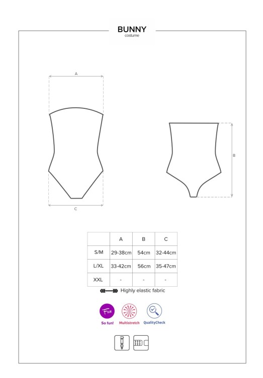 Bunny costume jak na zdjęciu S/M