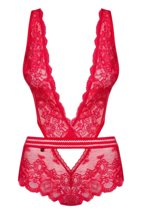 BODY OBSESSIVE 853-TED-3 czerwony S/M