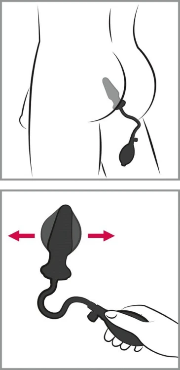 KOREK ANALNY LATEX ANALPLUGS ANAL EXPERT