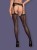 Garter stockings S314 czarny