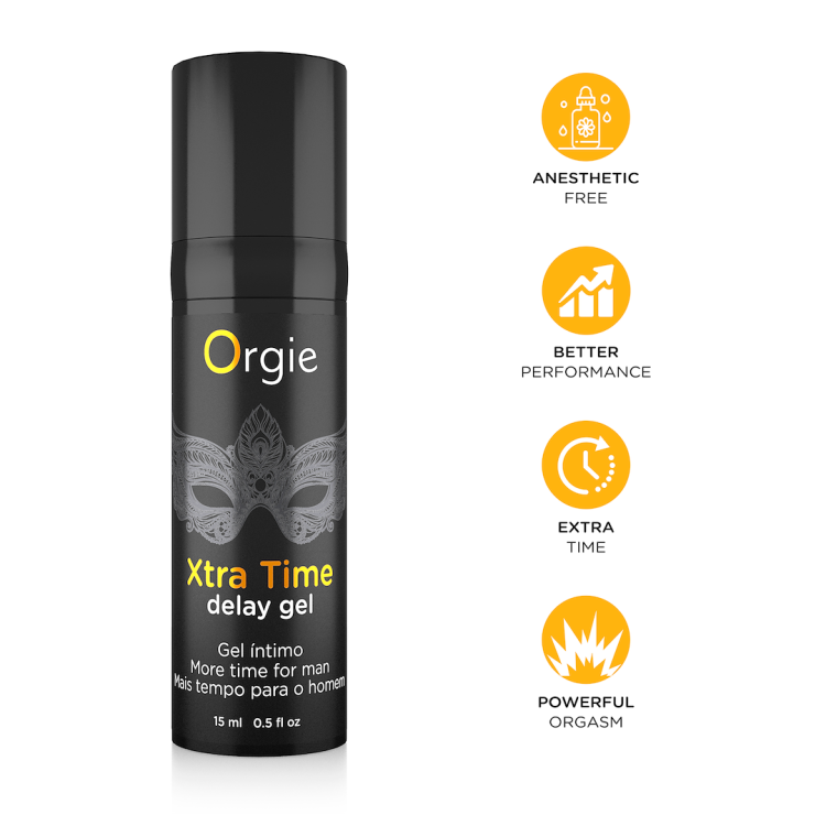 ŻEL OPÓŹNIAJĄCY XTRA TIME - DELAY GEL 15 ML