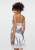 HALKA HARPER SATYNA SREBRNY srebrny 2xl