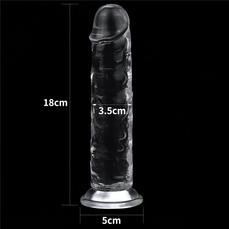 DILDO FLAWLESS CLEAR DILDO 7.0''