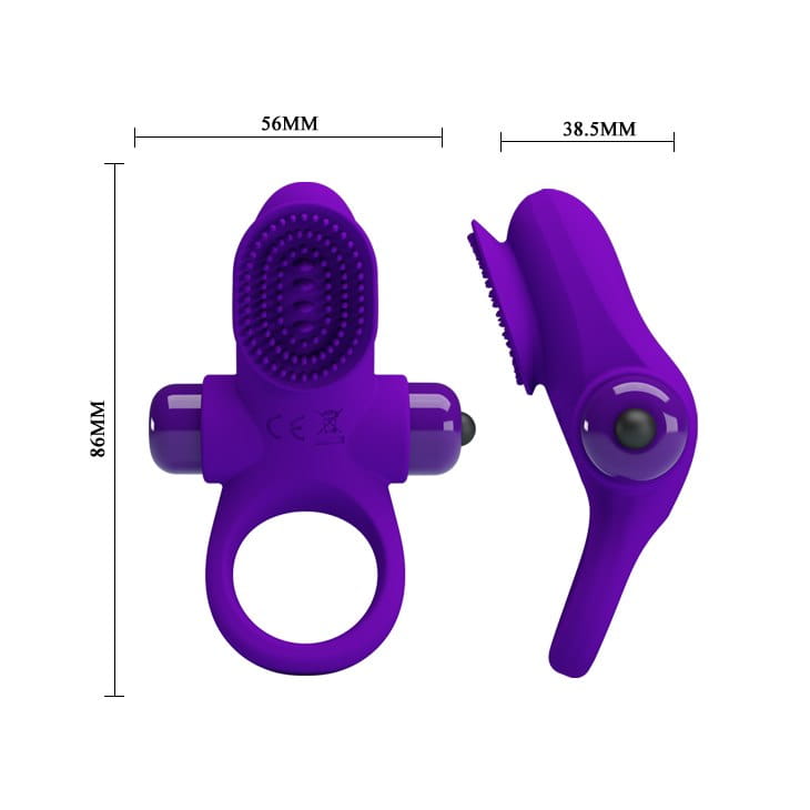 PIERŚCIEŃ PRETTY LOVE - VIBRANT PENIS RING 2