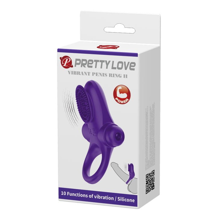 PIERŚCIEŃ PRETTY LOVE - VIBRANT PENIS RING 2